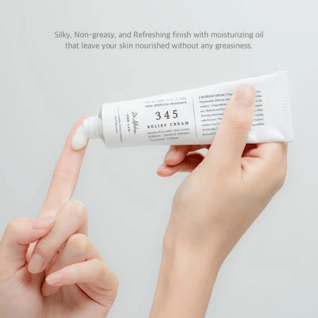 Dr Althea 345 Relief Cream Gentle Soothing Daily Skincare Made In Korea For Sensitive And Irritated Skin | 50ml