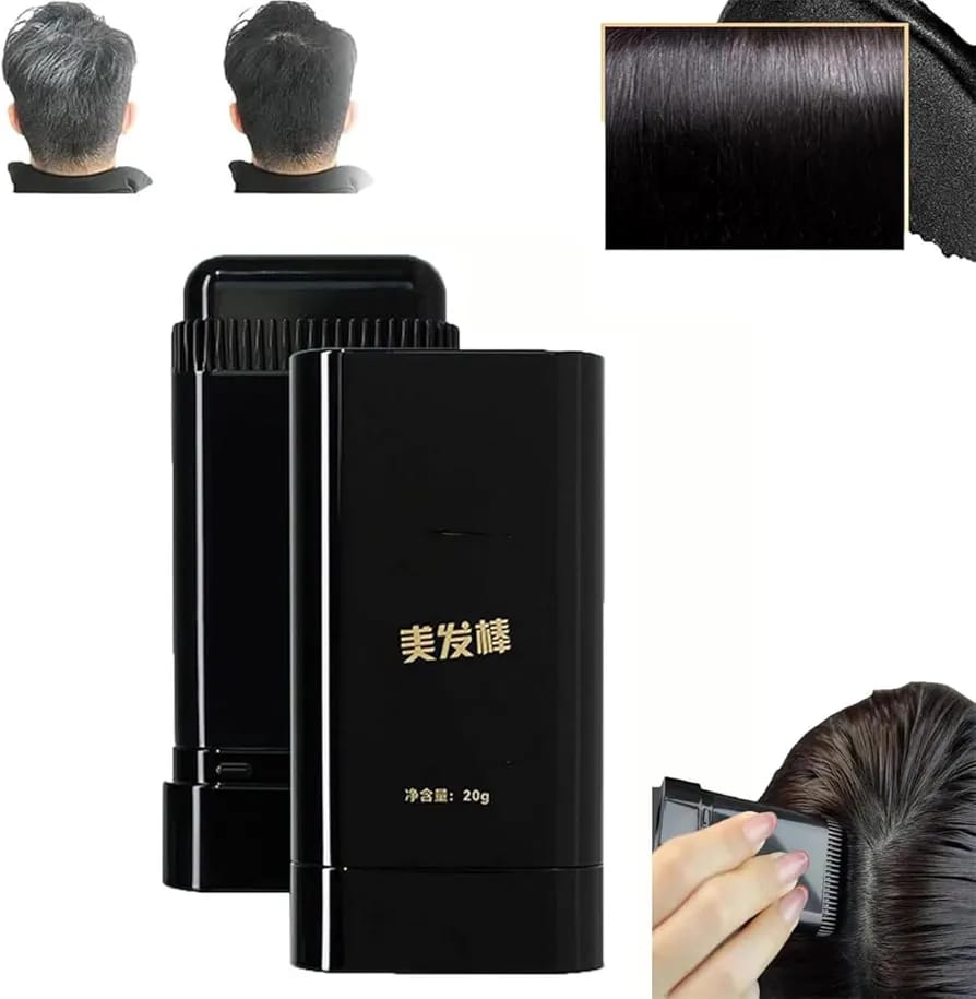 Hair Color Stick Instant Root Touch-Up - Portable Solution For Quick And Easy Gray Hair Coverage And Temporary Root Concealing - 20g