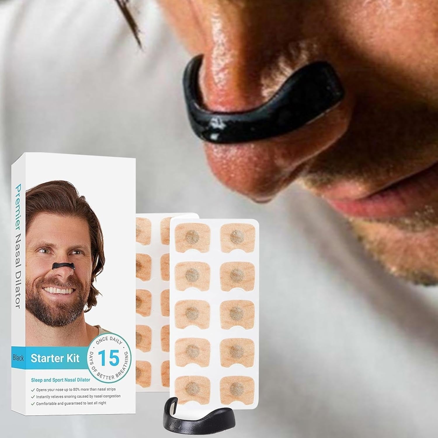 Sleepco Nasal Dilator Starter Kit For Comfortable Breathing And Snoring Relief