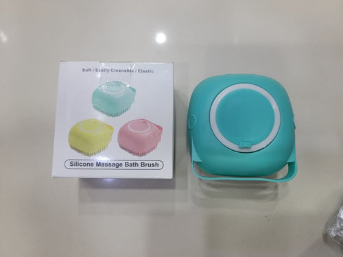 2-in-1 Silicone Bath Brush & Back Scrubber Combo Deal | Body Massage Bath Brush + Silicone Back Scrubber Belt